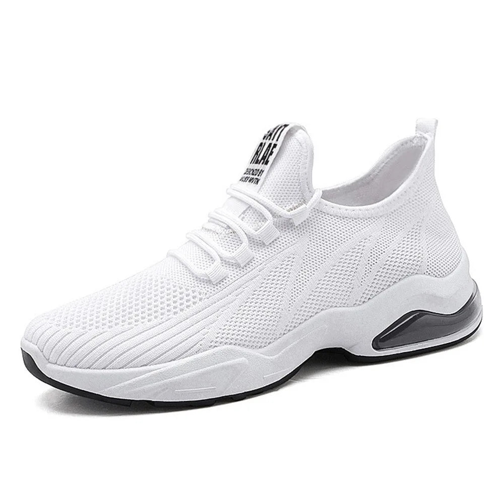 Myway New Men’s Casual Sports Sneakers Thick Sole Trendy Lifestyle Shoes Lace-Up Running Gym Jogging Footwear for Men
