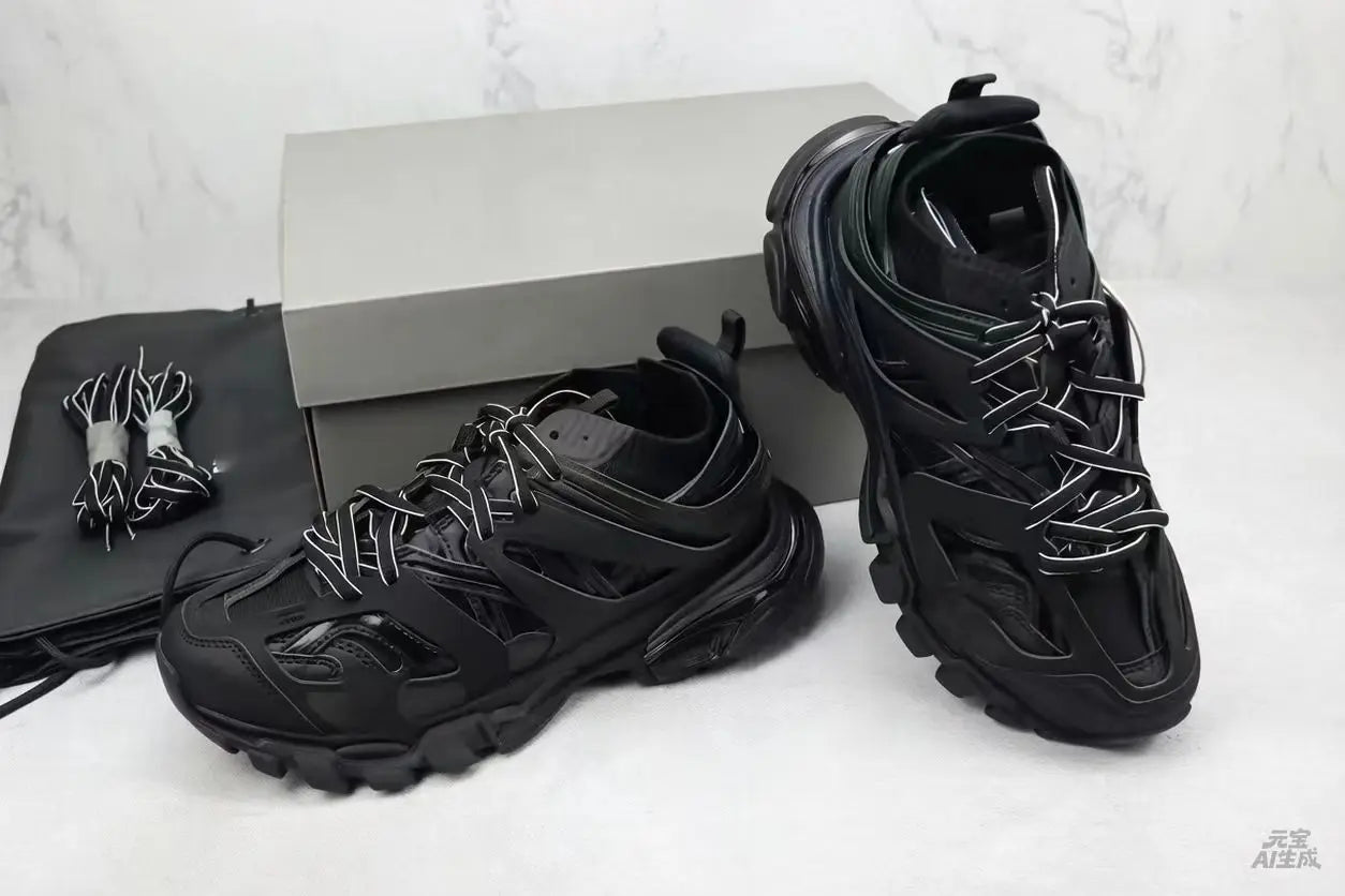 Spring/Summer New Product Original Lace Splicing Men’s Fashion Casual Shoes Dad Shoes