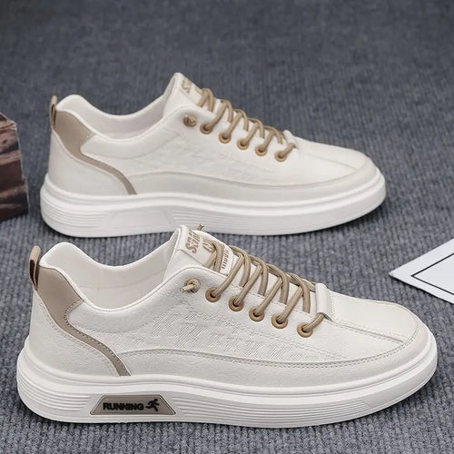Men’s Casual Sneakers Waterproof Non Slip Autumn and Spring Board Shoes for Outdoor Work Use Stylish Comfortable Shoes