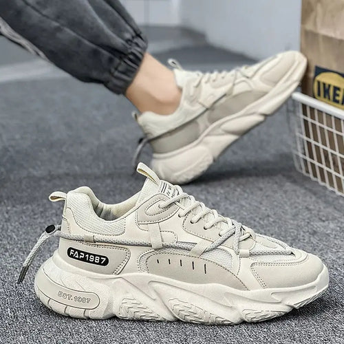 Myway Classic Men’s Sports Shoes Thick-Soled Sneakers for Outdoor Climbing Daily Wear Stylish Sneakers for Men