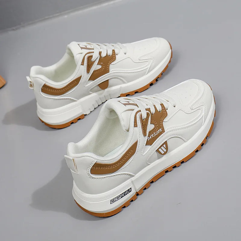 Discount Offer Women’s Sneakers Thick Sole Height Increasing Casual Shoes Running Shoes Loose Round Toe Impact Resistant