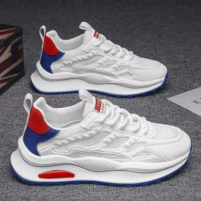 Hot Selling Men’s Casual Sneakers Summer Fall New Style Non Slip Durable Sole Breathable Mesh Upper Running Shoes for Outdoor