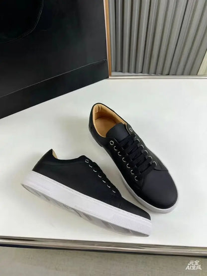 Genuine Leather Breathable Anti slip Fashionable Versatile Original Men’s Sports and Leisure Shoes Trendy