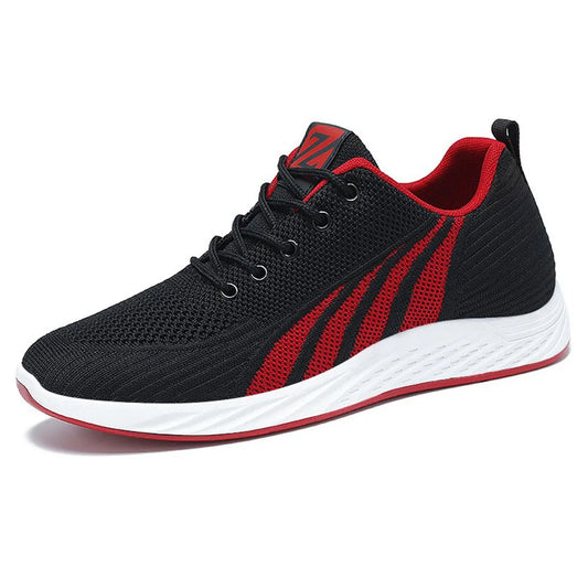 Men’s Running Shoes Lightweight Breathable Fashion Trendy Korean Style Lace-Up Casual Sneakers for Men Running Shoes for Men