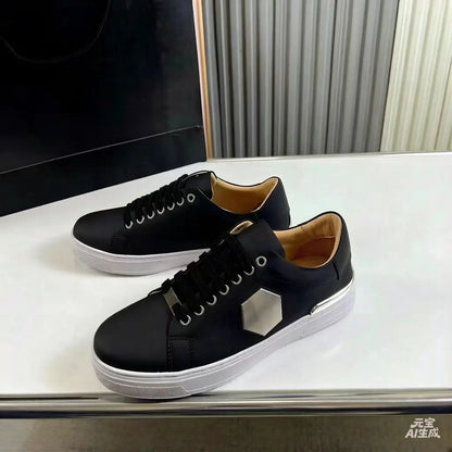 Genuine Leather Breathable Anti slip Fashionable Versatile Original Men’s Sports and Leisure Shoes Trendy