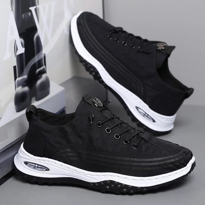 2025 Myway New Men’s Running Shoes Lightweight Slip-On Walking Shoes Without Lacing Casual Sneakers for Outdoor