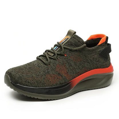 Wholesale Men’s Breathable Casual Running Sports Shoes New Fashion Comfortable Sneakers New Style Walking Shoes Lace-up 2025