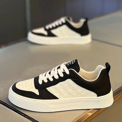 2025 Summer Men’s Round Toe Sneakers Casual Sports Shoes with Superior Traction for Outdoor Activities