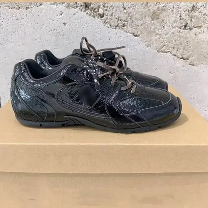 High Quality Designer Two-Color Shoelace Star Model Forrest Gund Training Shoes Versatile Couple Model Mesh Lining for Winter