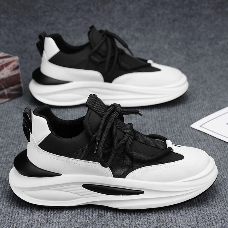 2025 Myway New Innovation Men’s Sneakers Ultra Thick Sole Casual Slip-On Sports Shoes for Enhanced Comfort and Style