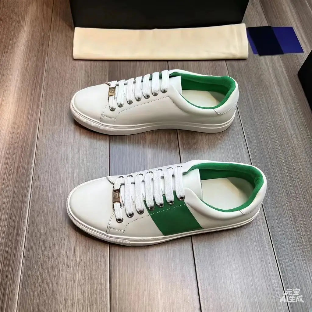 Original Luxury Genuine Leather Fashionable Versatile Breathable Casual Sports Shoes Board Shoes
