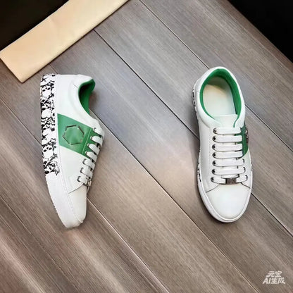 Original Luxury Genuine Leather Fashionable Versatile Breathable Casual Sports Shoes Board Shoes