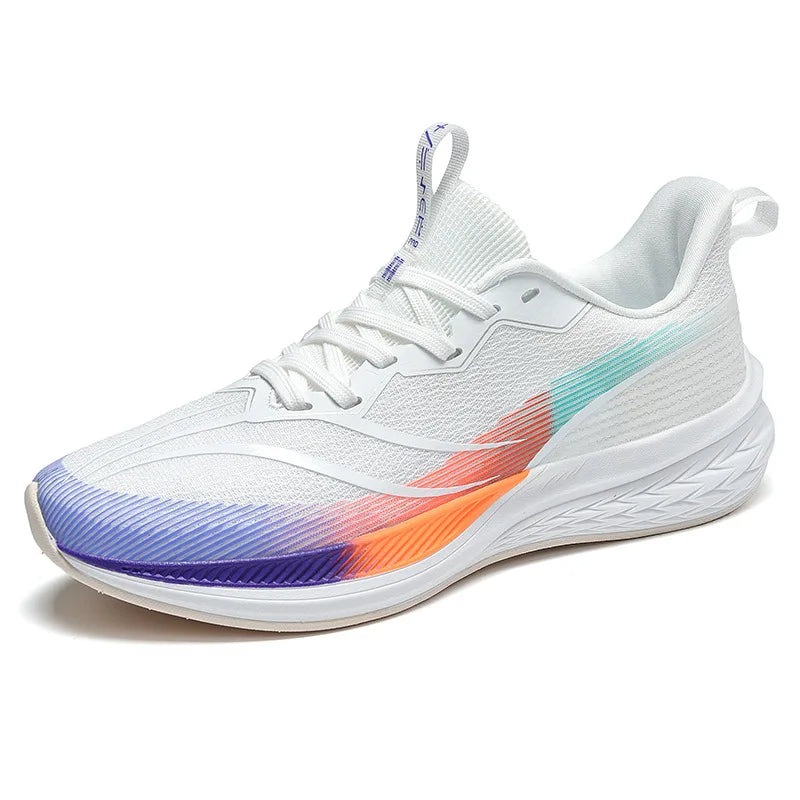 Men’s Running Shoes Breathable Mesh Sneakers with Spring Summer Shock Absorption Technology for Ultimate Speed and Comfort