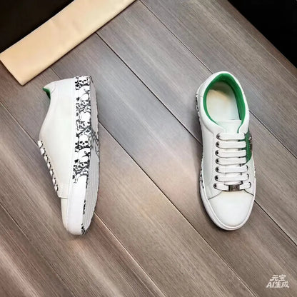 Original Luxury Genuine Leather Fashionable Versatile Breathable Casual Sports Shoes Board Shoes