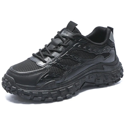 High Quality Men’s Sneakers Casual Sport Shoes Trendy Design with Non-Slip Thick Sole Stylish Sneakers for Men