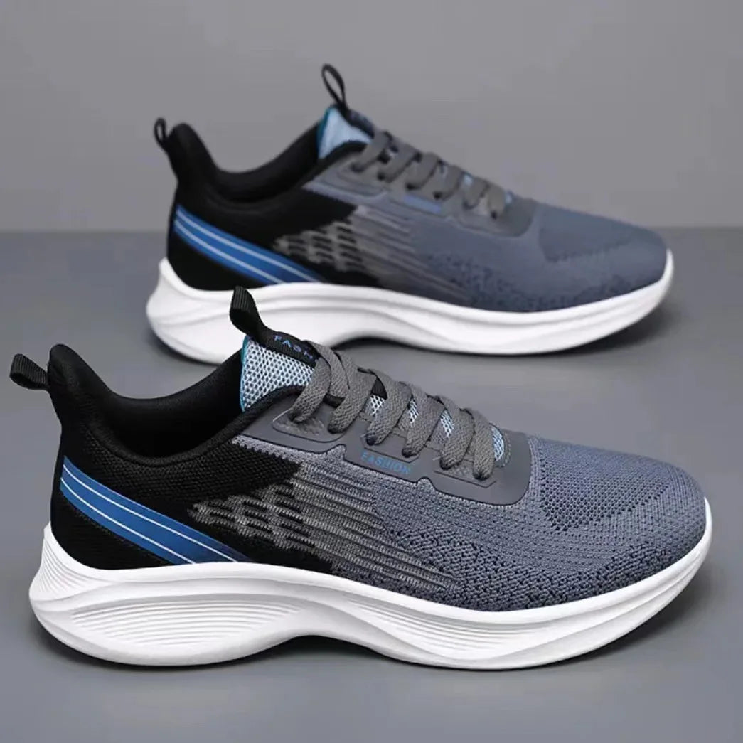 2025 Men’s Outdoor Sneakers Lightweight Versatile Soft Soled Casual Running Shoes with Slip Resistant Design
