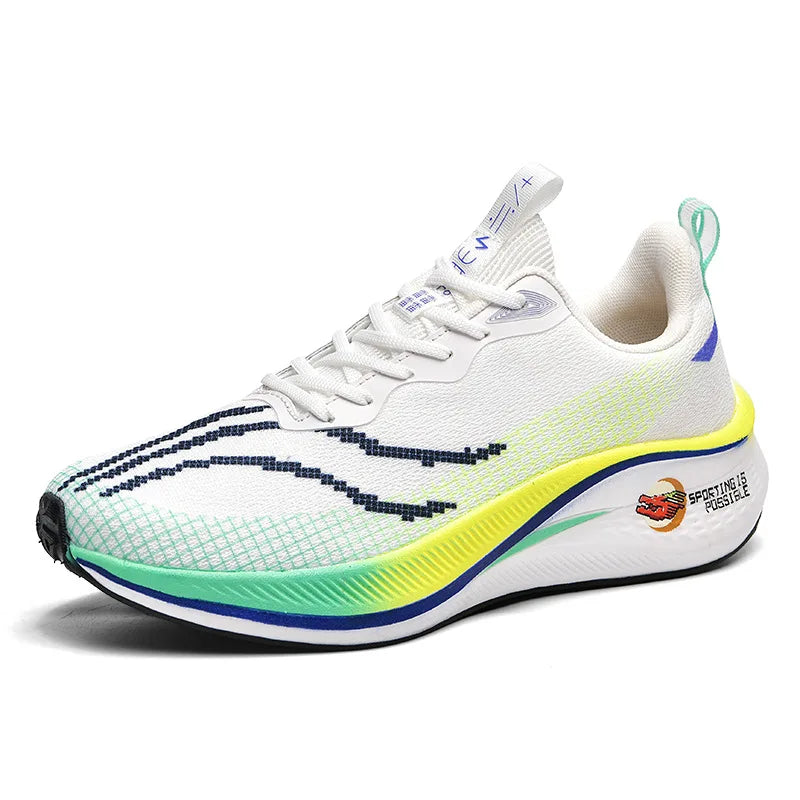 Men’s Running Shoes Ultra Comfortable Sole Shock Absorbing Sneakers for Spring Summer Basketball Sneakers for Men