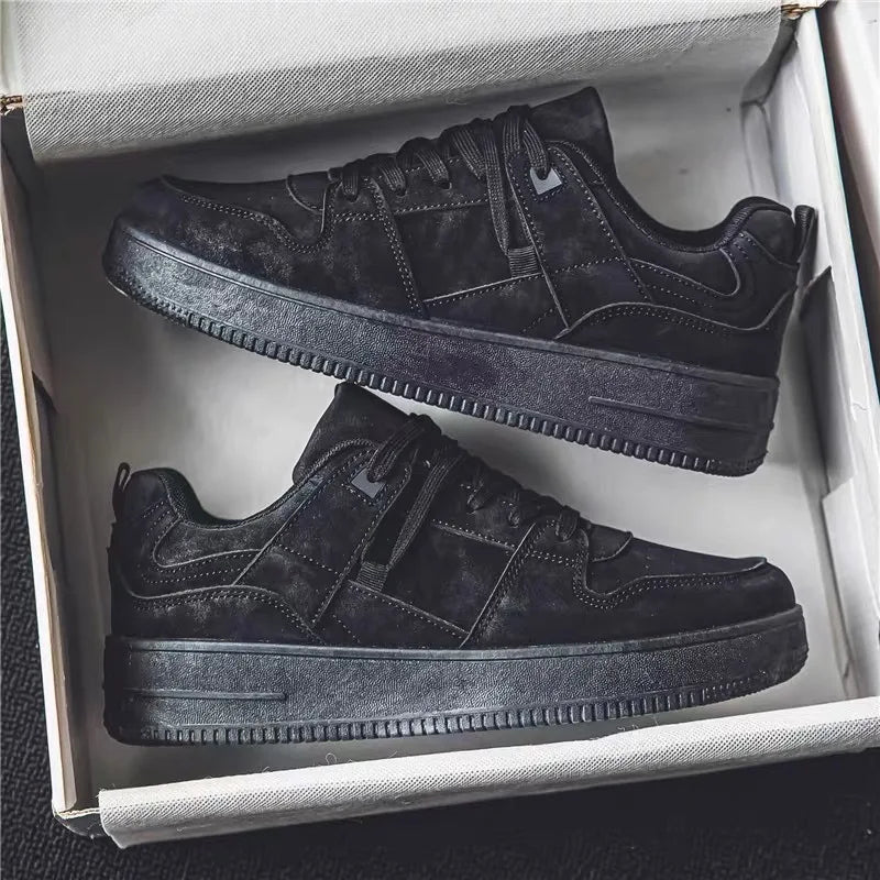 2025 Spring Breathable Men Sneaker Thick Sole Sports and Casual Board Shoes Men’s Sports Shoes