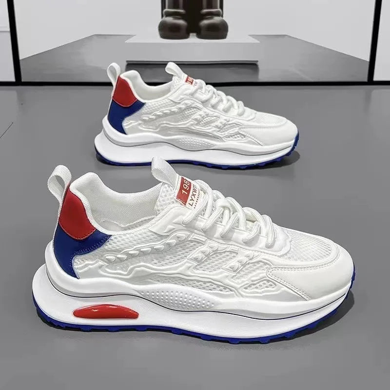 Hot Selling Men’s Casual Sneakers Summer Fall New Style Non Slip Durable Sole Breathable Mesh Upper Running Shoes for Outdoor