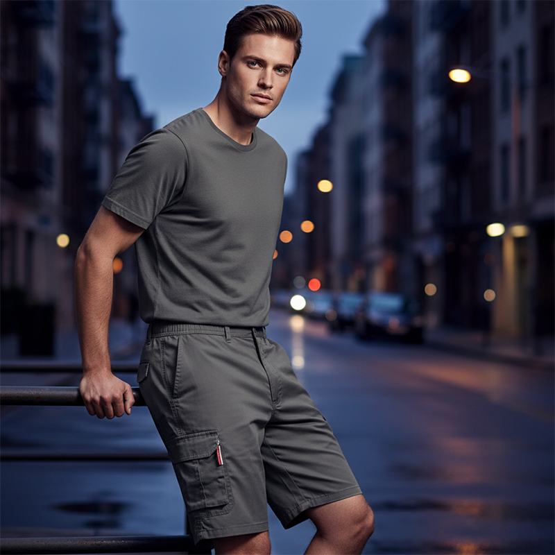 📢📢50% OFF !! ⏰Men's Cargo Shorts – Elastic Waist, Multi-Pocket, Durable 🍁
