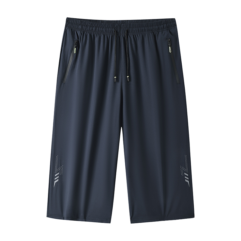 🩳 LIMITED-TIME 50% OFF! ✨ Men’s 3/4 Quick-Dry Jogger Pants – Elastic Waist, Zippered Pockets, Lightweight 🏃‍♂️