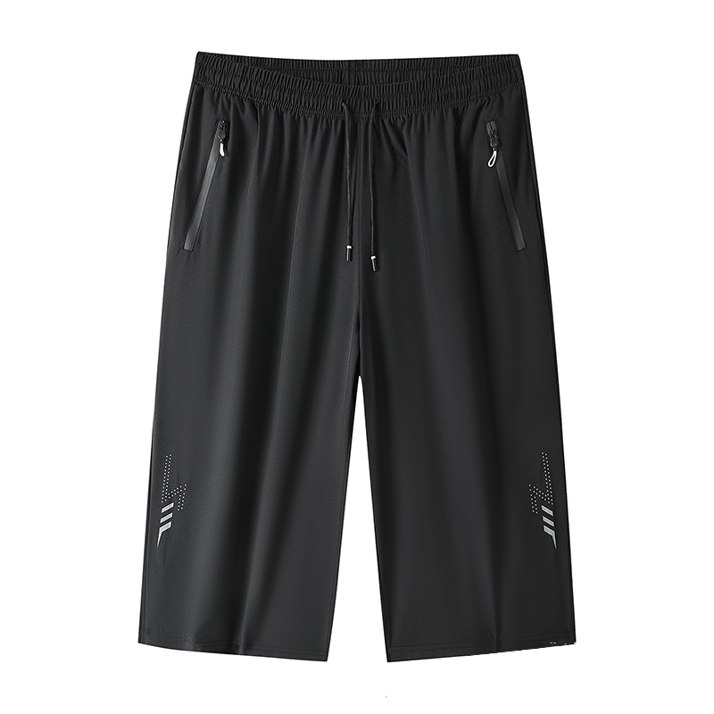 🩳 LIMITED-TIME 50% OFF! ✨ Men’s 3/4 Quick-Dry Jogger Pants – Elastic Waist, Zippered Pockets, Lightweight 🏃‍♂️