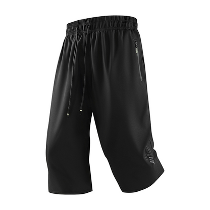 🩳 LIMITED-TIME 50% OFF! ✨ Men’s 3/4 Quick-Dry Jogger Pants – Elastic Waist, Zippered Pockets, Lightweight 🏃‍♂️
