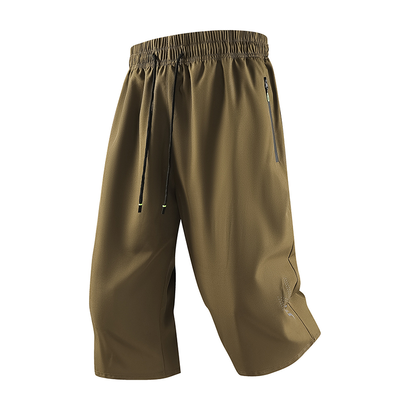 🩳 LIMITED-TIME 50% OFF! ✨ Men’s 3/4 Quick-Dry Jogger Pants – Elastic Waist, Zippered Pockets, Lightweight 🏃‍♂️