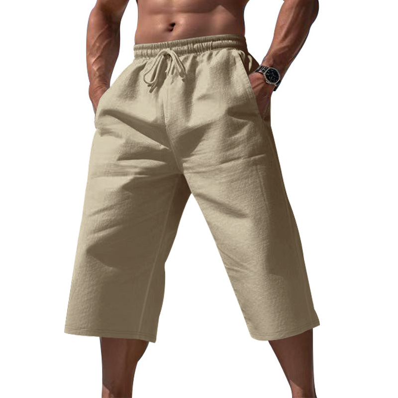 🎉 50% OFF! 😎 Viral Cropped Linen Pants – Hot Girl Walk Approved ☀️