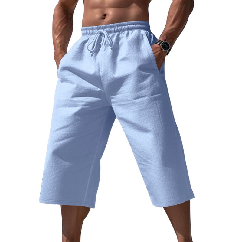 🎉 50% OFF! 😎 Viral Cropped Linen Pants – Hot Girl Walk Approved ☀️