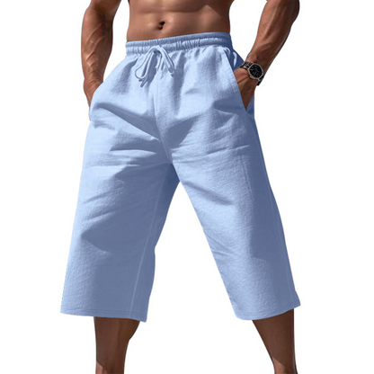 🎉 50% OFF! 😎 Viral Cropped Linen Pants – Hot Girl Walk Approved ☀️