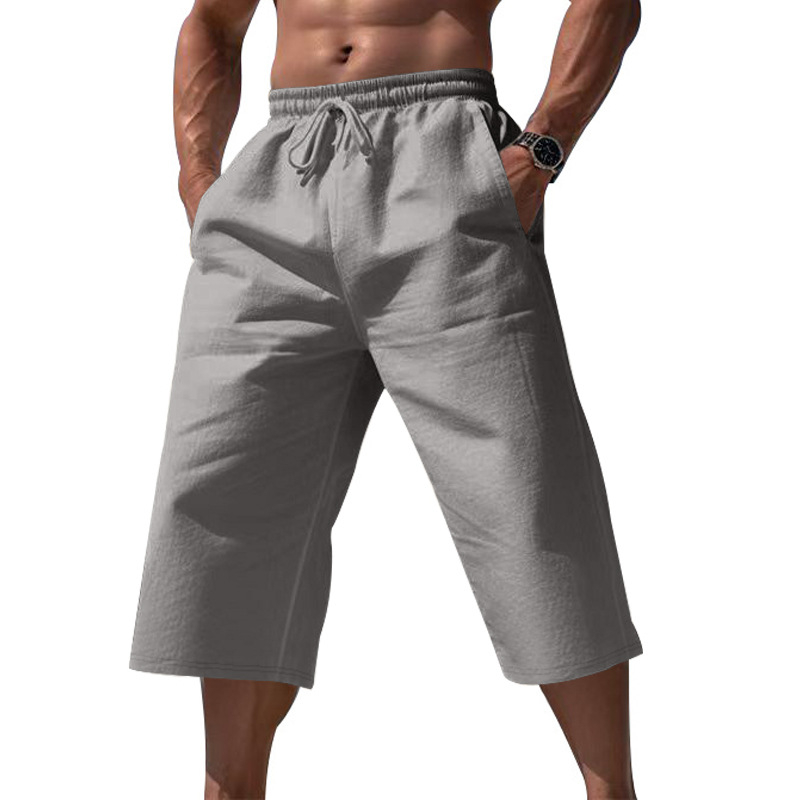 🎉 50% OFF! 😎 Viral Cropped Linen Pants – Hot Girl Walk Approved ☀️