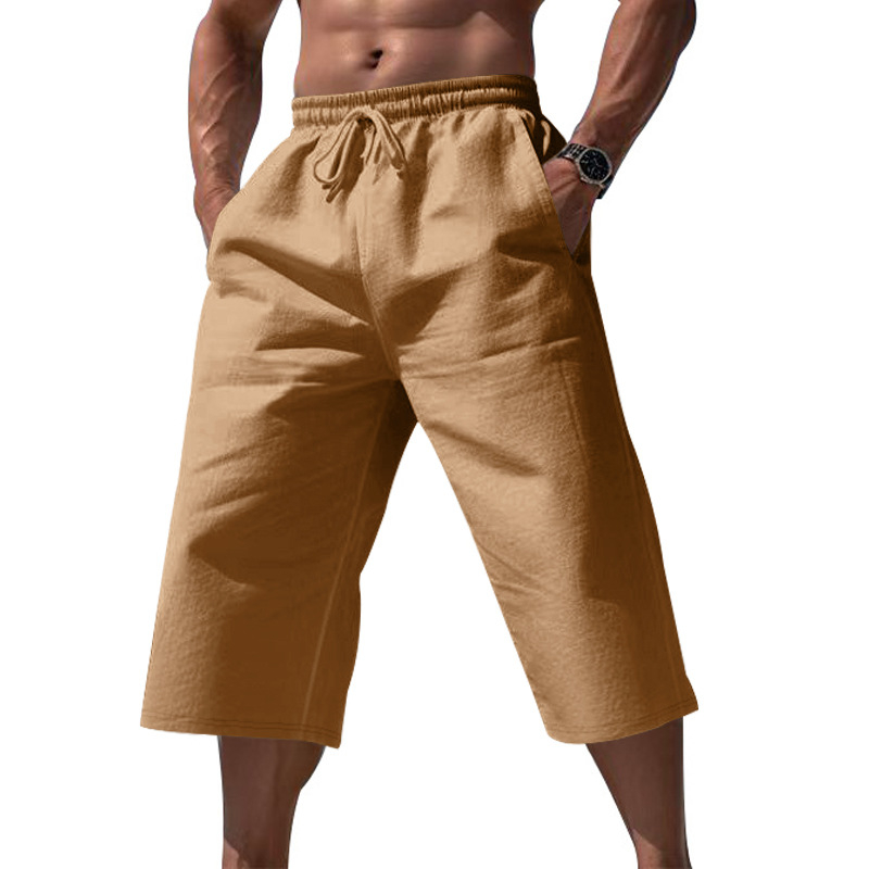 🎉 50% OFF! 😎 Viral Cropped Linen Pants – Hot Girl Walk Approved ☀️