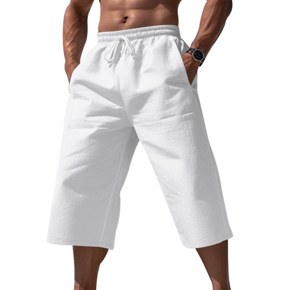 🎉 50% OFF! 😎 Viral Cropped Linen Pants – Hot Girl Walk Approved ☀️