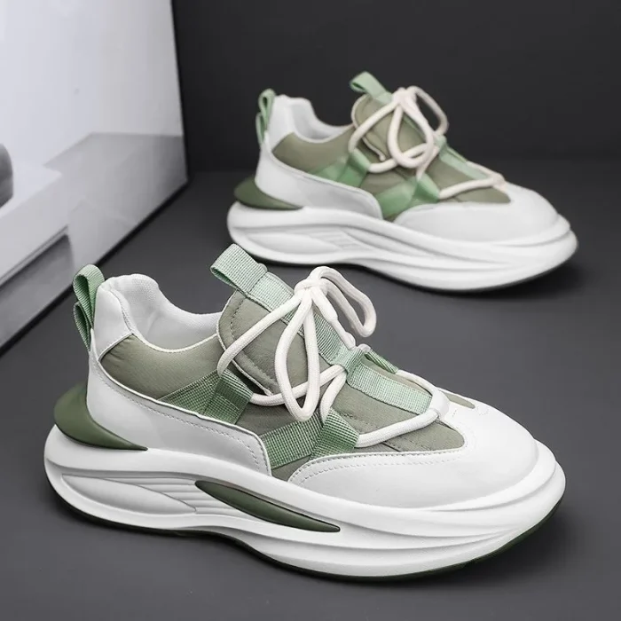 2025 Myway New Innovation Men's Sneakers Ultra Thick Sole Casual Slip-On Sports Shoes for Enhanced Comfort and Style