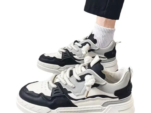 2025 Myway Men's Casual Shoes Spring and Summer Trendy Low-Top Sneakers Athletic Shoes Stylish Leisure Footwear