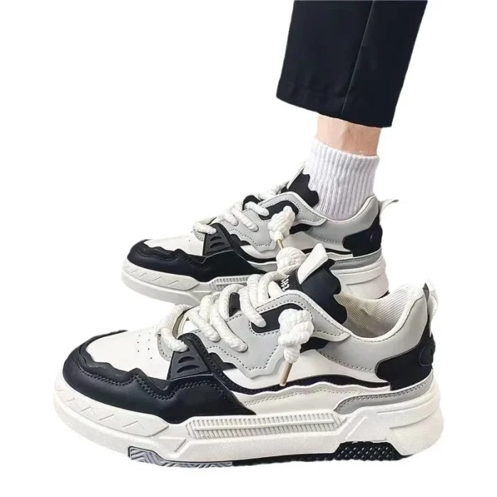2025 Myway Men's Casual Shoes Spring and Summer Trendy Low-Top Sneakers Athletic Shoes Stylish Leisure Footwear
