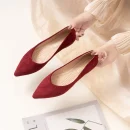 Myway 2025 Autumn Women Flat Shoes  Pointed Toe Flats Comfortable Soft Bottom Casual Shoes for Plus Sizes 41-43