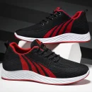 Men's Running Shoes Lightweight Breathable Fashion Trendy Korean Style Lace-Up Casual Sneakers for Men Running Shoes for Men