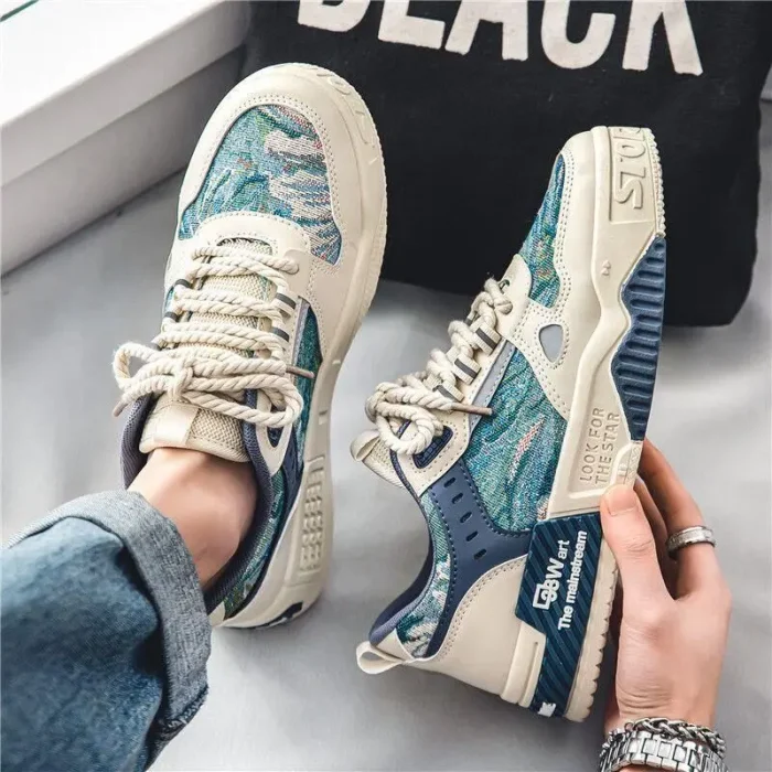 New Arrival Thick Sole Sneakers Slip-Resistant Durable Casual Shoes for Outdoor Affordable Athletic Footwear for Men - Image 3