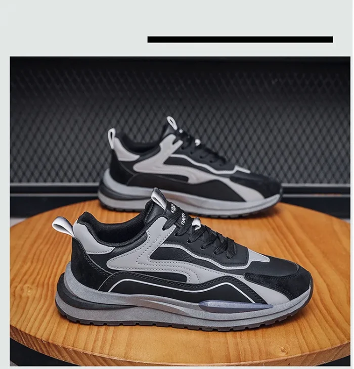 2025 Summer New Men's Sneakers Basketball Shoes Breathable Comfortable Round Toe Athletic Shoes for Men - Image 6