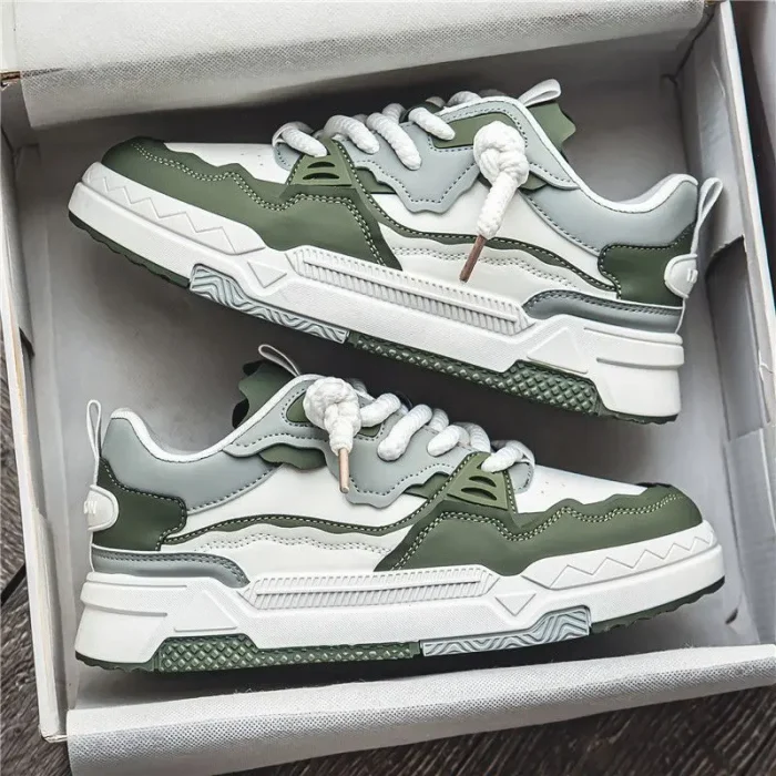 2025 Myway Men's Casual Shoes Spring and Summer Trendy Low-Top Sneakers Athletic Shoes Stylish Leisure Footwear - Image 4