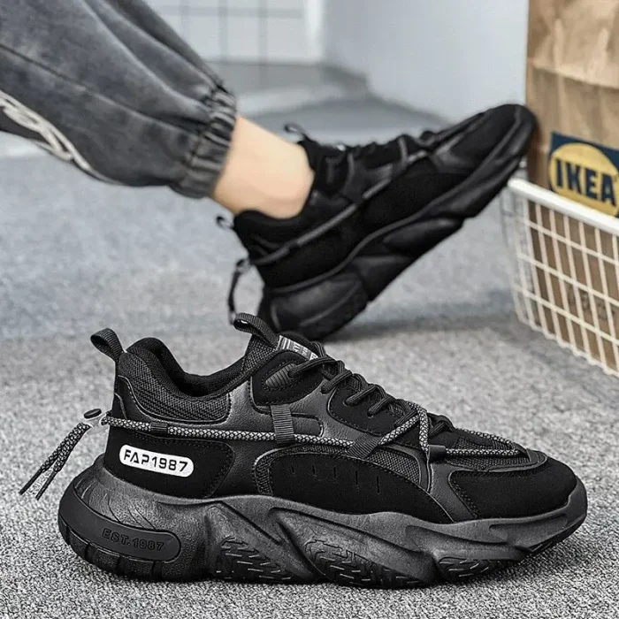 Myway Classic Men's Sports Shoes Thick-Soled Sneakers for Outdoor Climbing Daily Wear Stylish Sneakers for Men - Image 4
