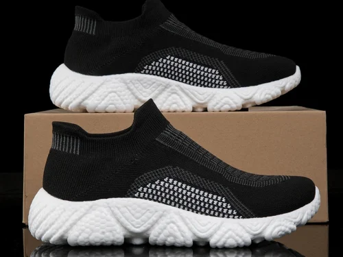 Men's Running Shoes Lightweight Comfortable Soft Sole Breathable Mesh Upper Non-Slip Durable Perfect for Walking Style