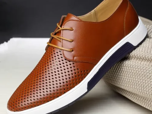 Men's Leather Shoes Classic High-Quality Formal Dress Shoes for Suits Elegant Office Wear Business Casual  Male Footwear