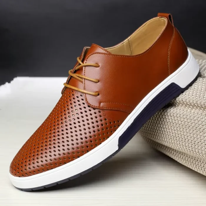 Men's Leather Shoes Classic High-Quality Formal Dress Shoes for Suits Elegant Office Wear Business Casual  Male Footwear