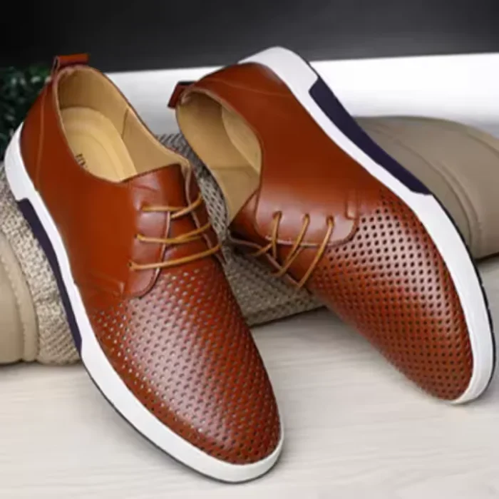 Men's Leather Shoes Classic High-Quality Formal Dress Shoes for Suits Elegant Office Wear Business Casual  Male Footwear - Image 3