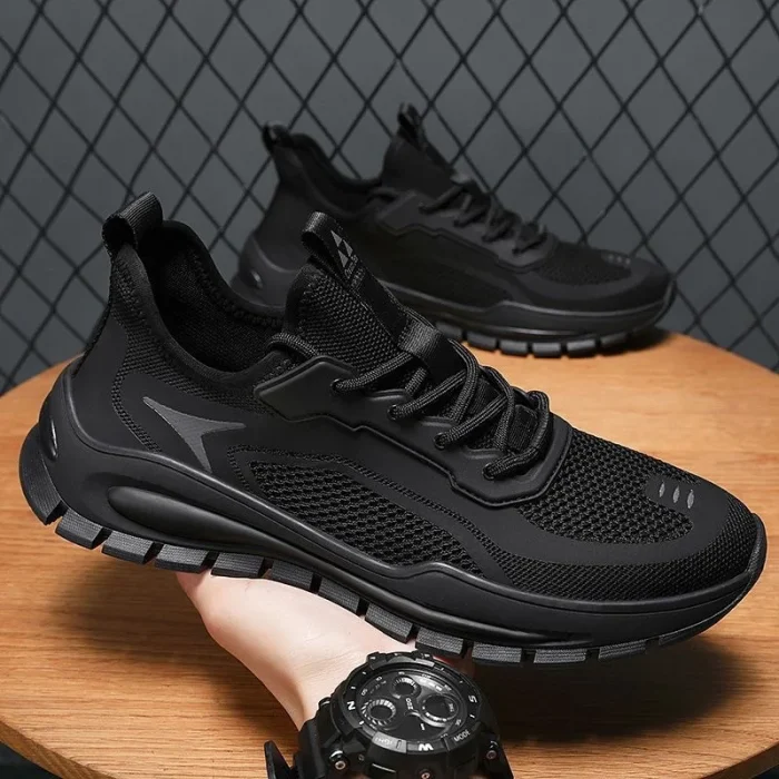 Men's Lightweight Running Shoes Breathable Athletic Sneakers with Soft Soles for Gym Running and Outdoor Workouts - Image 2