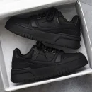2025 Classic Men's Sneakers Summer Casual Shoes Thick Soles Non-Slip Sports Footwear in Black and White for Outdoor