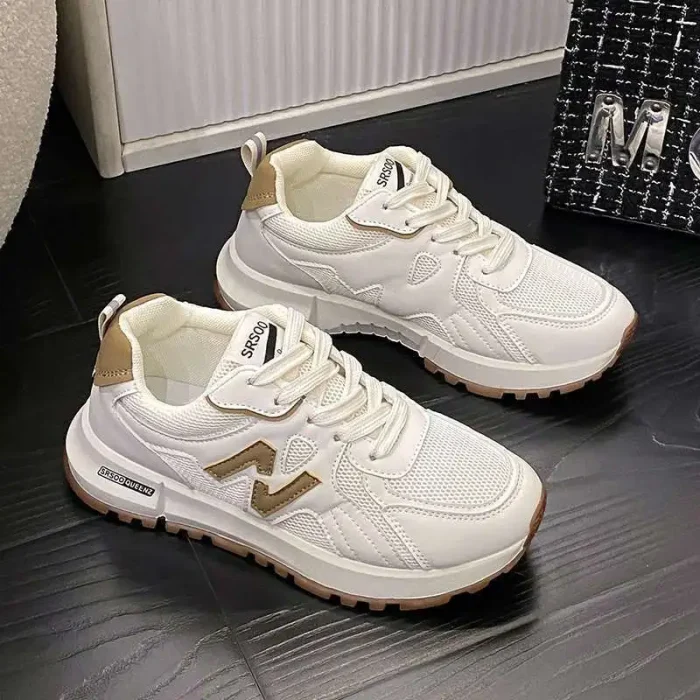 2025 Spring Women's Sneakers Lightweight Casual Running Shoes Slip Resistant Soft Sole Versatile Sneakers for Daily Wear - Image 3